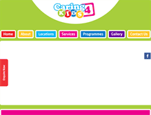 Tablet Screenshot of caring4kids.com.au